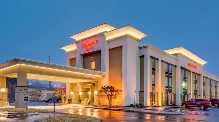 Hampton Inn Johnson Stadt Exterior foto